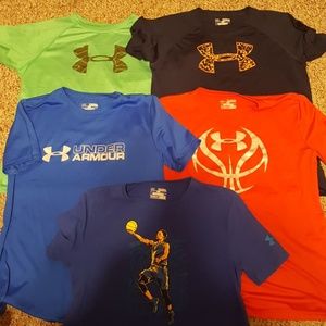 Boys XL Under Armour shirts
